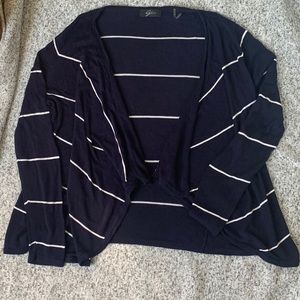 Blue and white strapped cardigan Eyn sz Medium